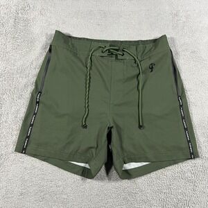 Tucann Board Shorts Mens Large Green Liner Swim Trunks Stretch Beach Surfing